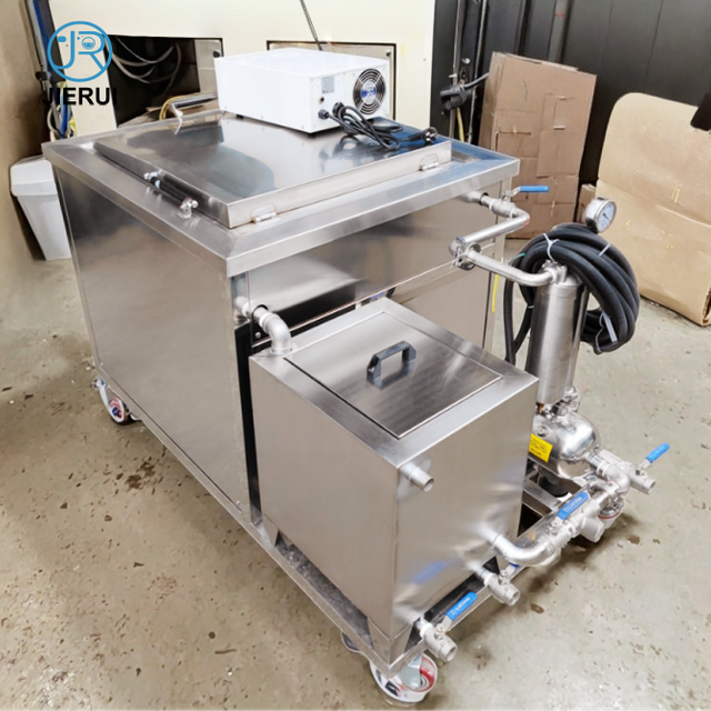 Jierui 108L Heavy-Duty Ultrasonic Cleaning Machine Filter System for Automotive Parts