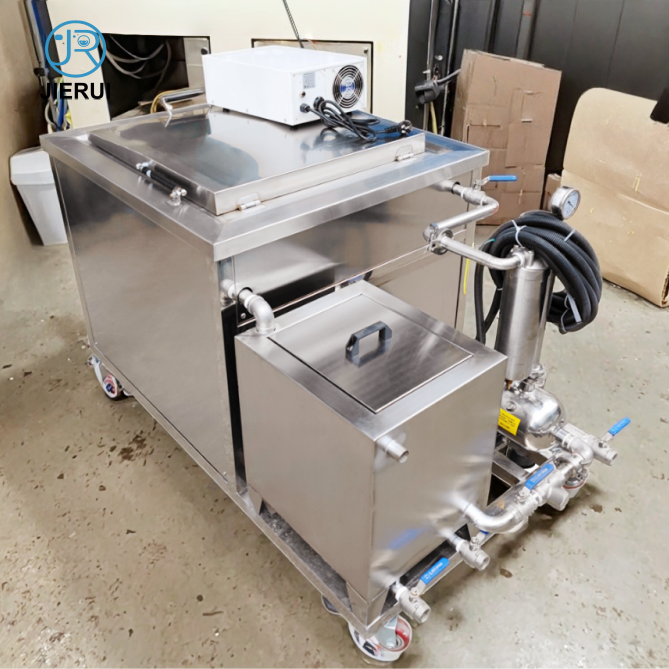Jierui 108L Heavy-Duty Ultrasonic Cleaning Machine Filter System for Automotive Parts
