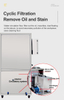 61L Screws Hardware Drum Lifting Filter Ultrasonic Cleaning Machine