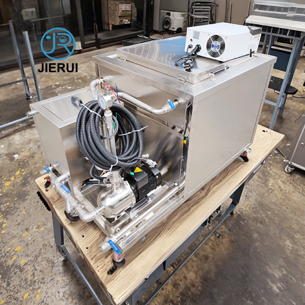 Jierui 96L Particular Oil DPF Car Engine Spare Parts Washing Cleaning Ultrasonic Cleaner Machine