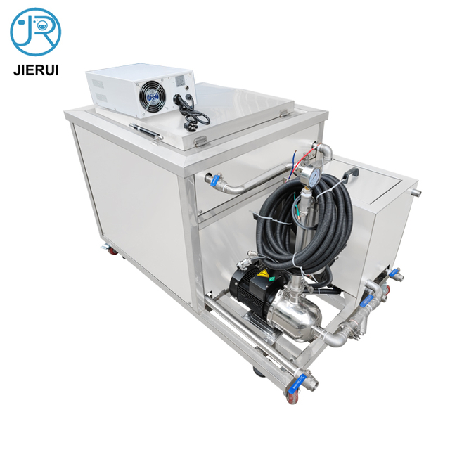Jierui 360L PLC Control Filtration Circulation System Engine Ultrasonic Cleaner