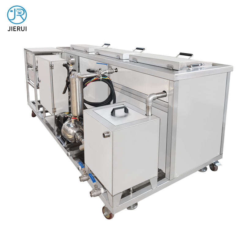 Three Tank 88L Cleaning Filter Rinse Drying System Dpf Parts Engine Block Rust Remove Industrial Ultrasound Cleaning Machine