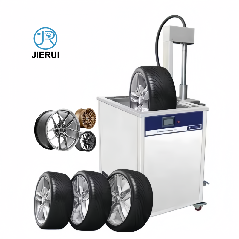 Lift Agitation Heated Tyres Wheel Rims Ultrasonic Cleaner Machine