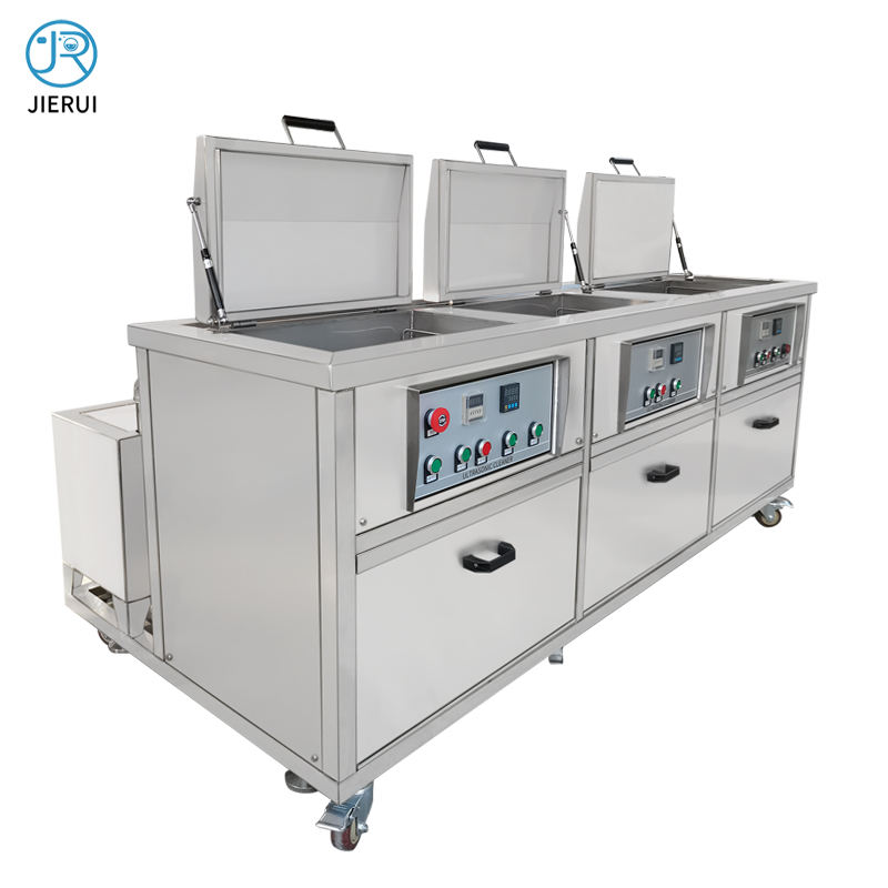 360L Three Tank Industrial Ultrasonic Washer Machine Cleaner For Fuel Tank/Carwheel Cleaning