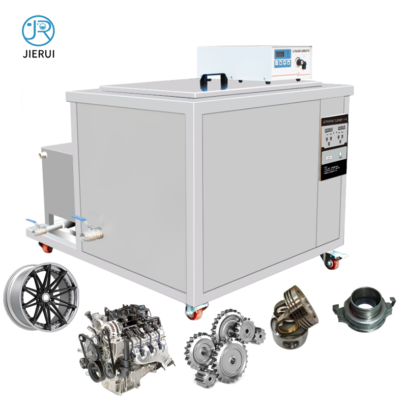 Jierui 360L PLC Control Filtration Circulation System Engine Ultrasonic Cleaner