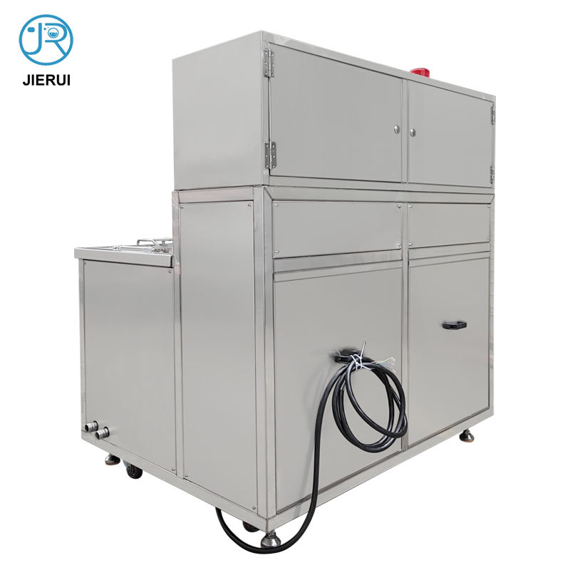 Full automatic Centrifugal plating cleaner + vacuum hot air circulation drying semiconductor ultrasonic cleaning machine