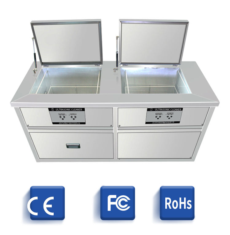 Industrial Ultrasonic Cleaner for Auto Parts DPF Engine Block Carbon Cleaning Machine with hot criculation air drying