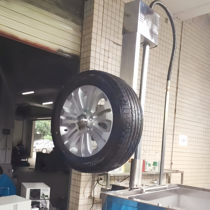 Lift Agitation Heated Tyres Wheel Rims Ultrasonic Cleaner Machine