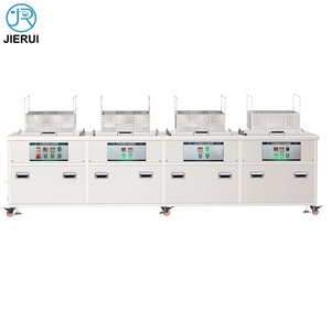 Four Tanks Hot Air Rinse Advanced Cleaning Featuring Ultrasonic Industrial Washer