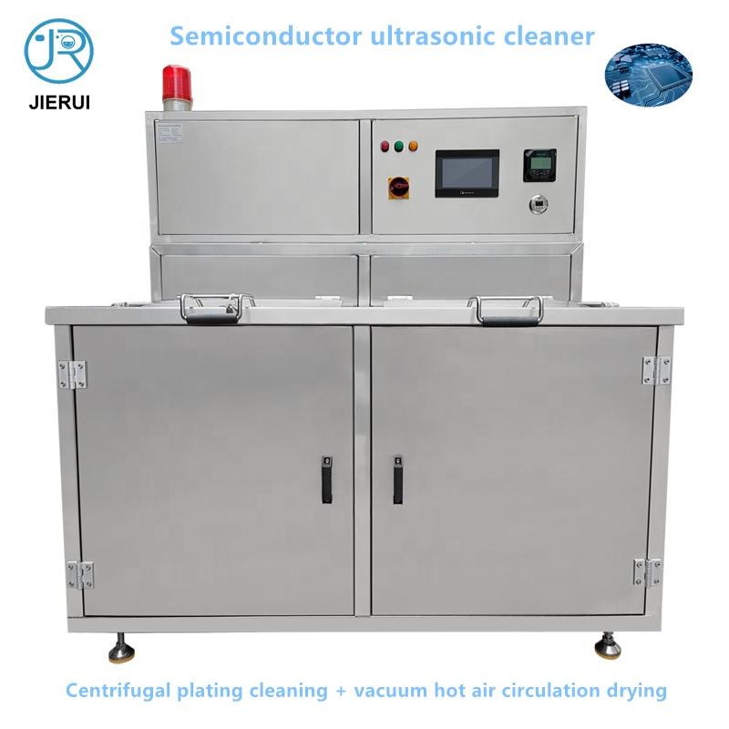 Full automatic Centrifugal plating cleaner + vacuum hot air circulation drying semiconductor ultrasonic cleaning machine