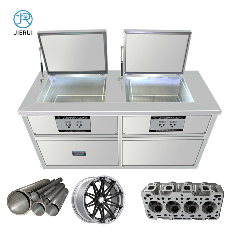 Factory Direct Sales Jr-2024gh 88l 550*400*400mm 4500w Double Tank Industrial Ultrasonic Cleaning Machine